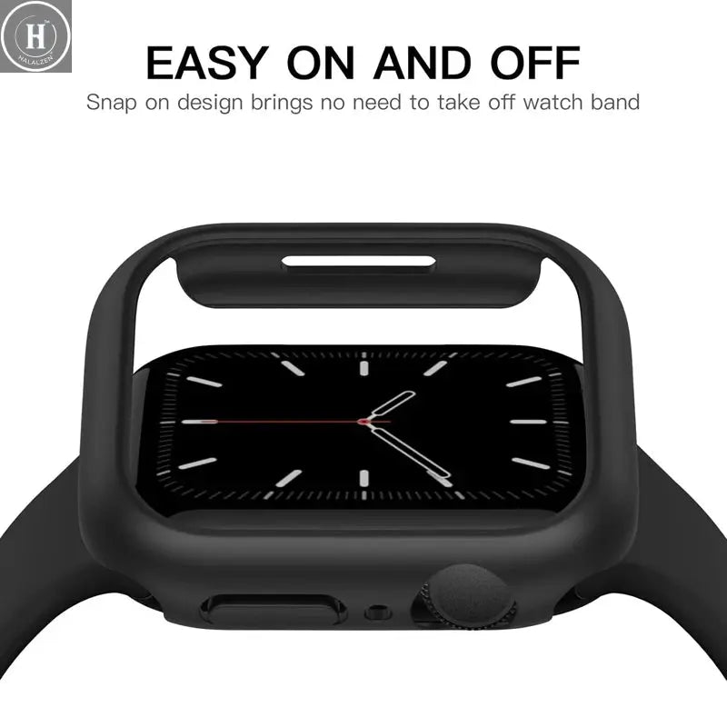 Case for Apple Watch 45mm 41mm 40mm 44mm 42mm 46mm Protective Cover Matte Hard PC Bumper Frame No Glass iWatch 10 SE 9 8 7 6 5 4 HALALZEN