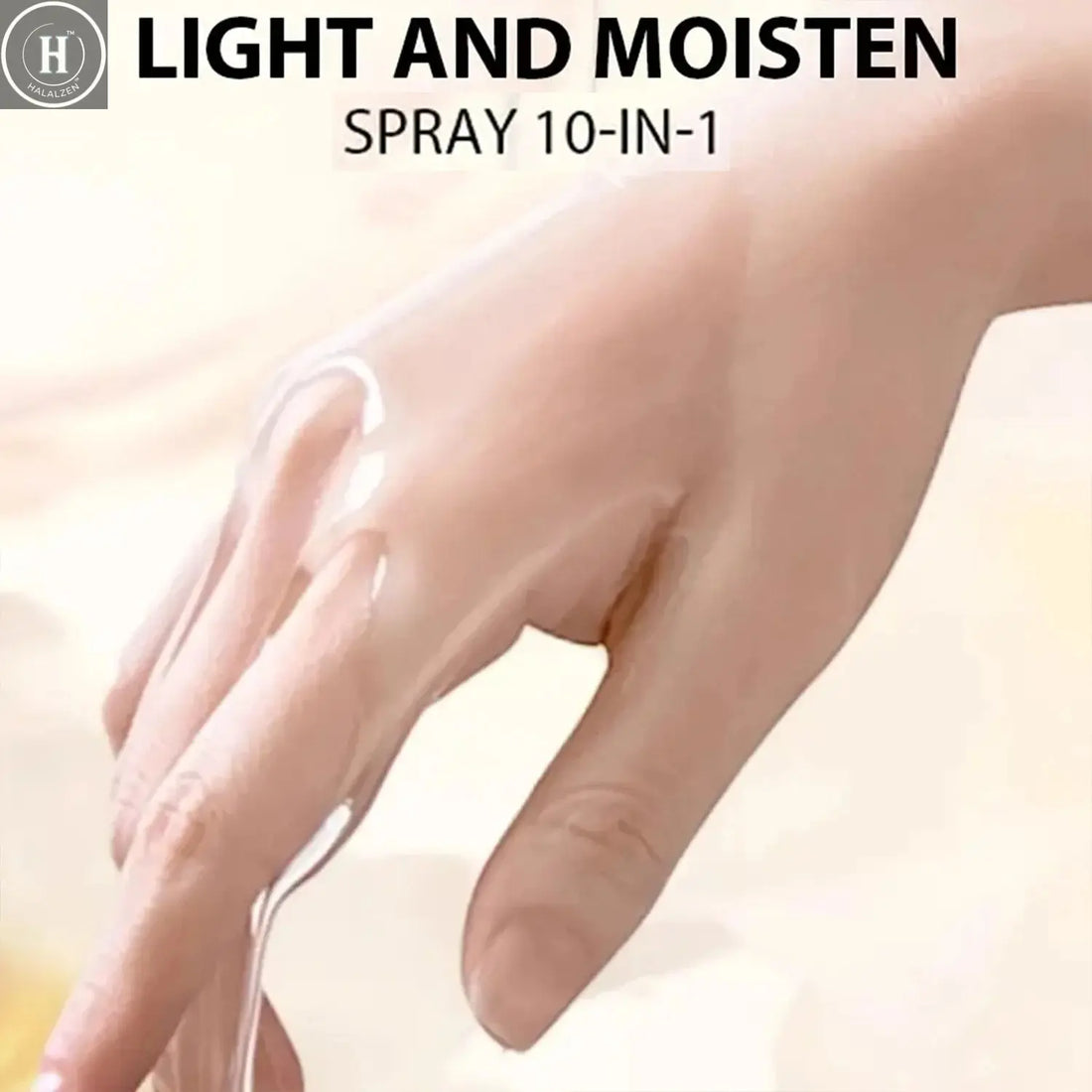 10-in-1 Hair Essence Spray with Plant Keratin & Biotin - Hydrating + Smoothing + Shine Control - Jojoba Oil Formula HALALZEN