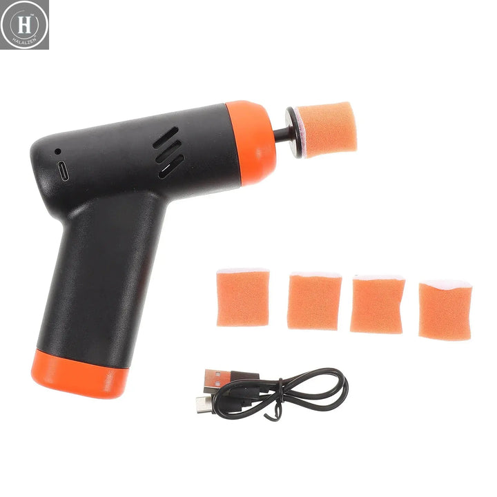 Cordless Polishing Machine Portable Rechargeable Buffer Polisher Kit Car Detailing Scratch Repair Waxing HALALZEN