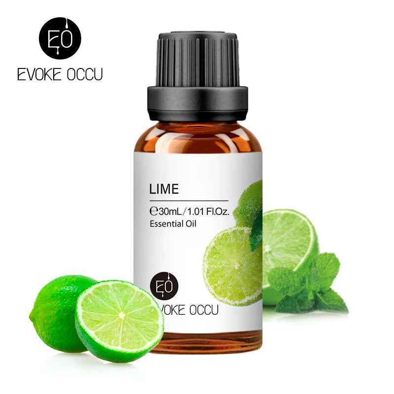 30ML Pure Jasmine Rose Mint Lavender Vanilla Essential Oil for Diffuser, Humidifier, Massage, Skin Hair Care, Soap Candle Making HALALZEN