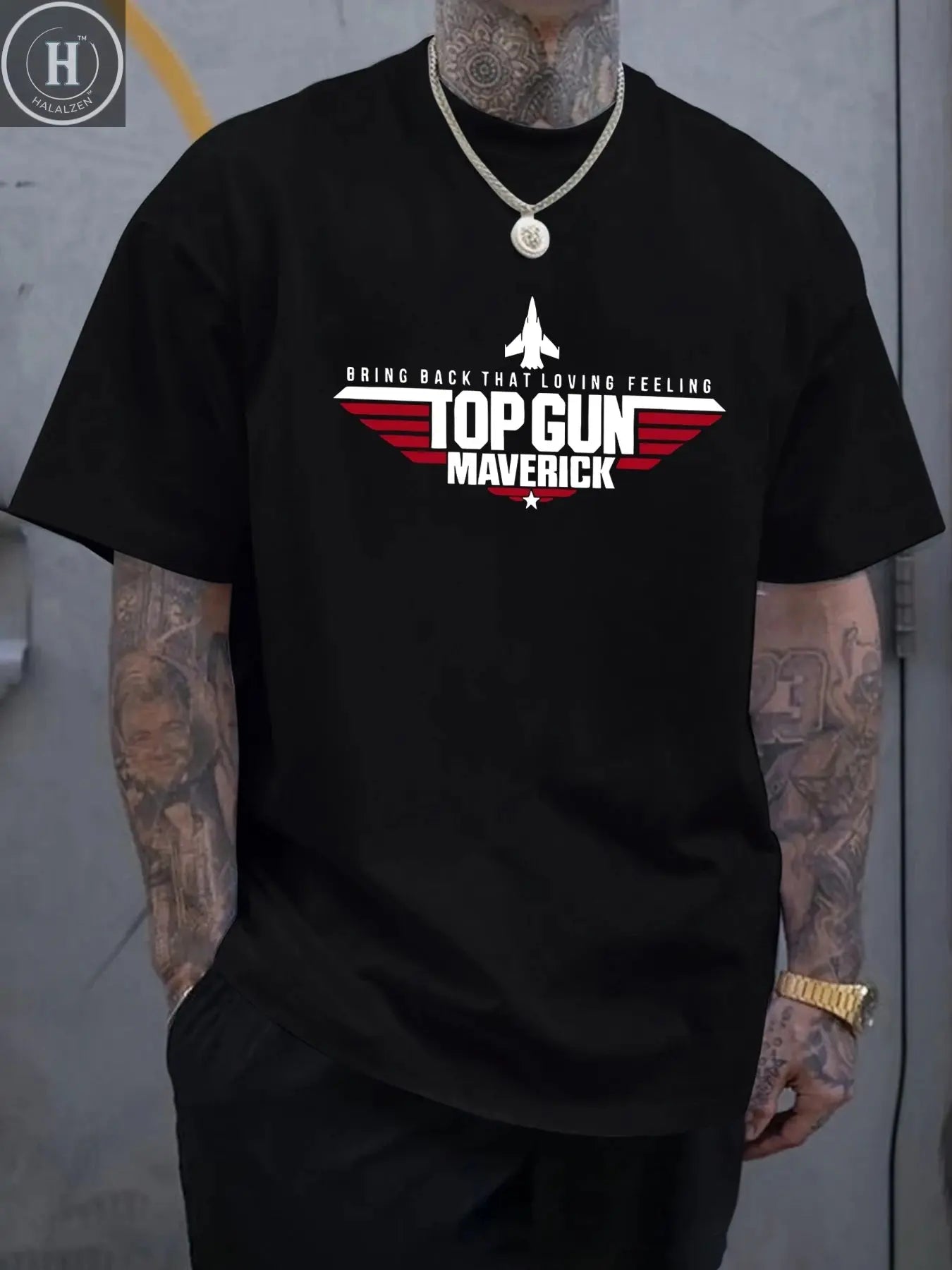 Top Gun Maverick Printing T Shirts Man Cotton Fashion T-Shirt Unisex Casual Oversize Clothes Soft Summer Trendy Street Tops HALALZEN