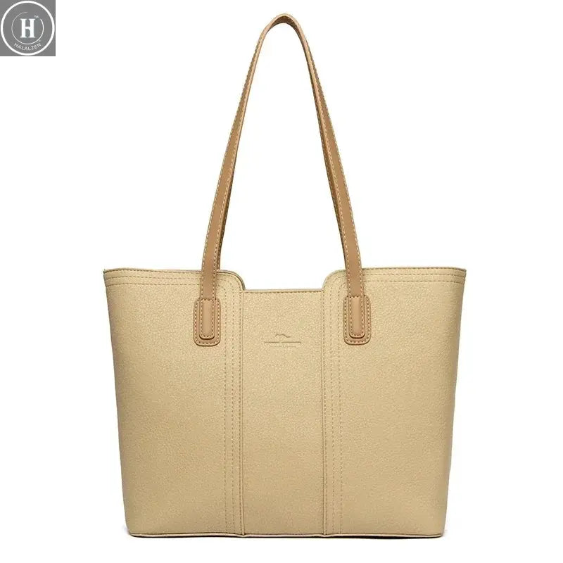 Genuine Brand Women Bags Designer High Quality Soft Leather Large Women 2024 Shoulder Bag Messenger Handbag Shopping Messenger HALALZEN