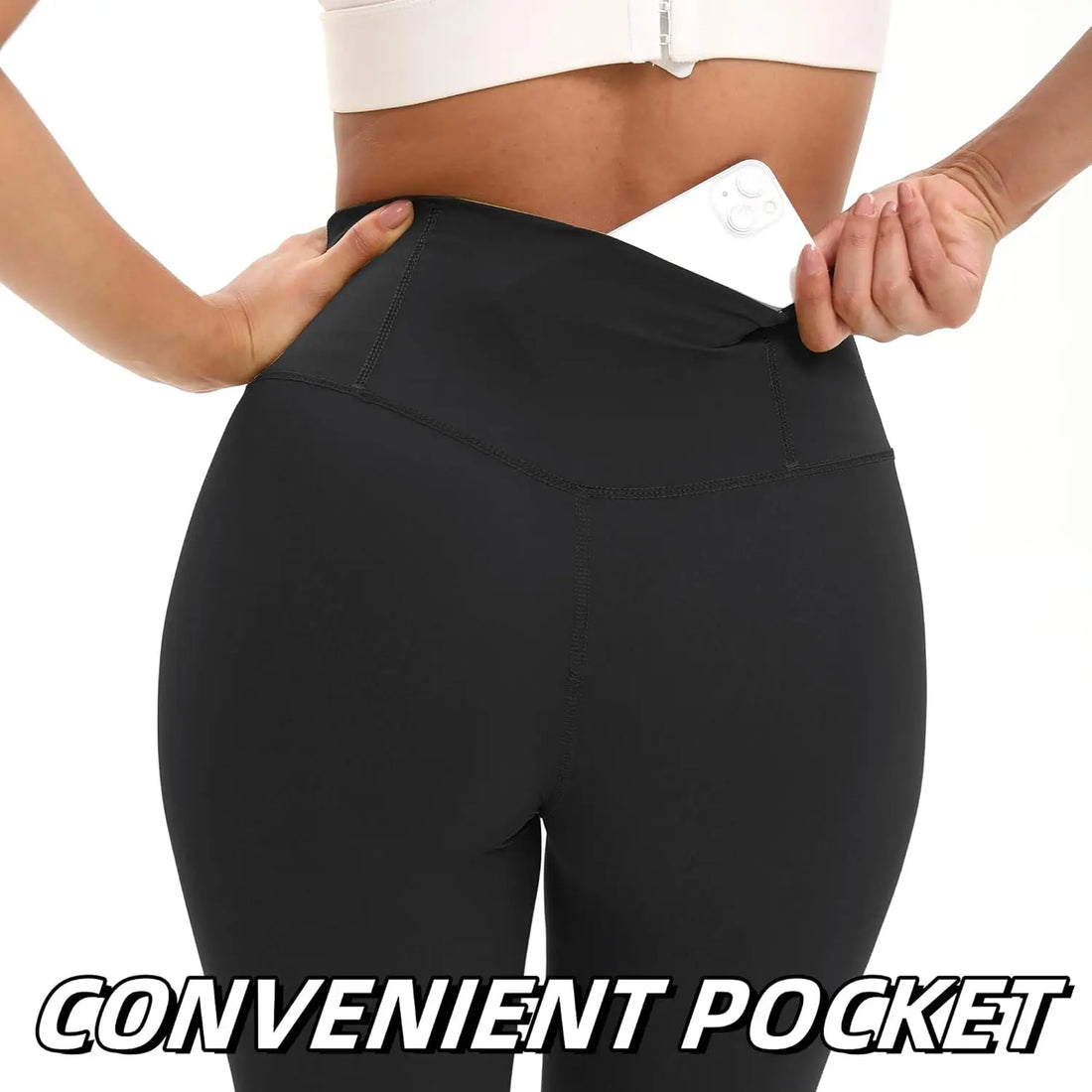 2 Pack High Waisted Leggings for Women-Soft Athletic Tummy Control Pants for Running Yoga Workout