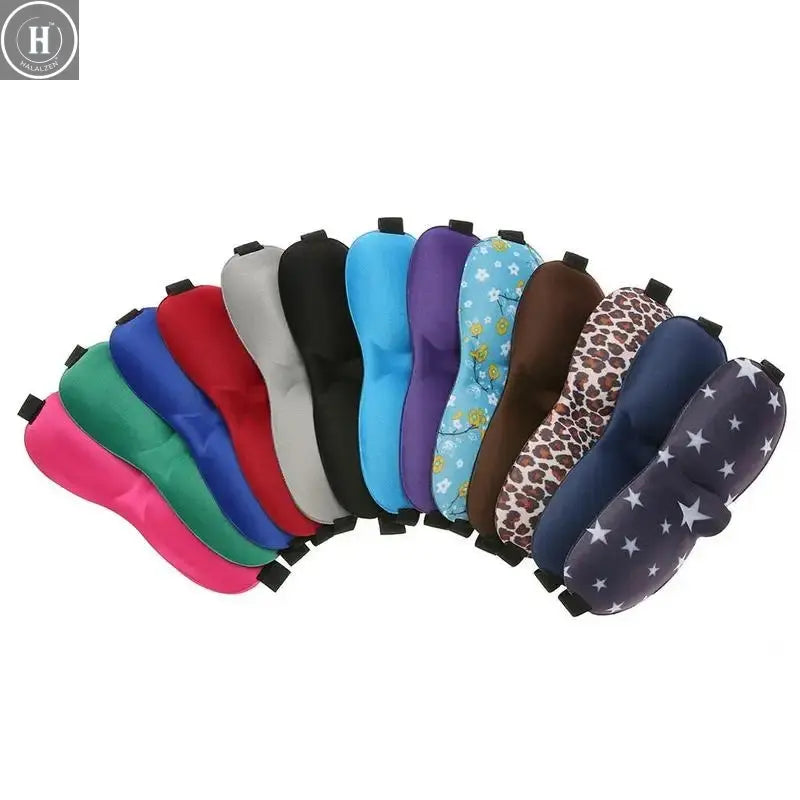 Breathable 3D Sleeping Eye Mask Strong Blackout Eye Mask Eye Mask Soft Portable Blindfold Travel Eyeshade for School Home Office HALALZEN