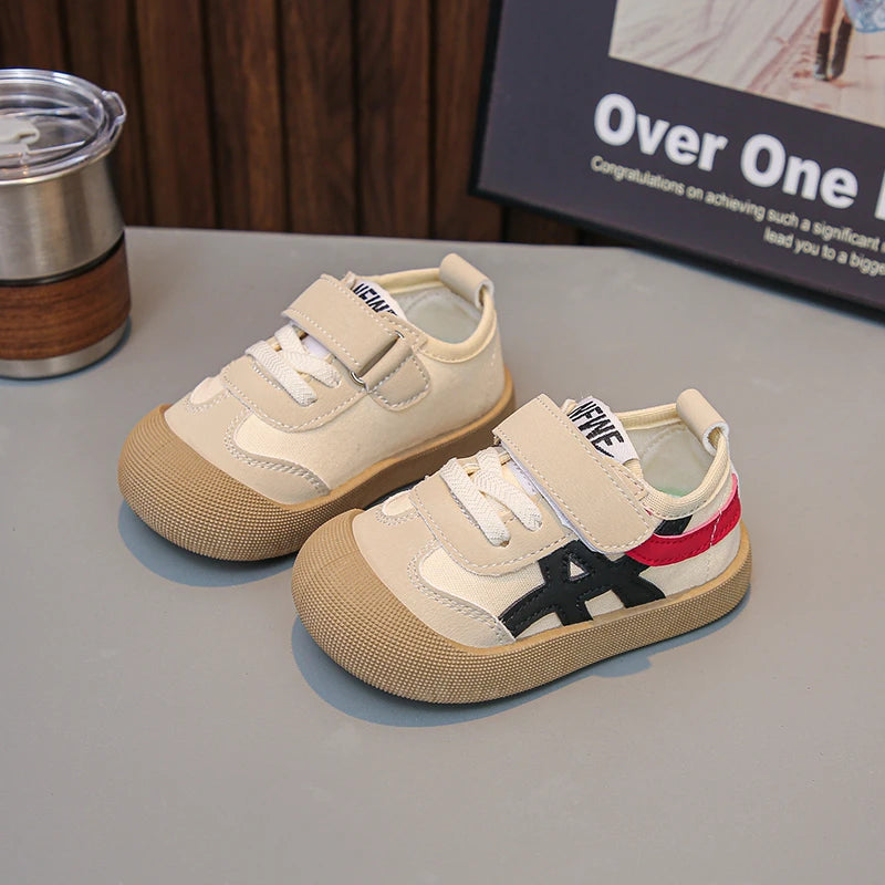 2025 Girls  Autumn New Style Soft Bottom Dequn Shoes for Toddlers  Learning to Walk Shoes Children's Footwear Kids Shoes