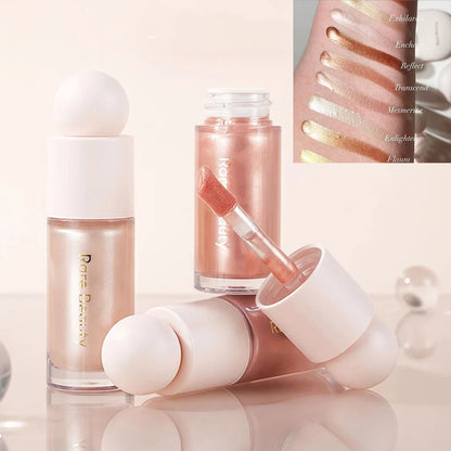 Rare Beauty Liquid Blush Highlighter Contour High Glossy Finish Luminizer Makeup Gel Face Body Brighten Glitter Natural Contour