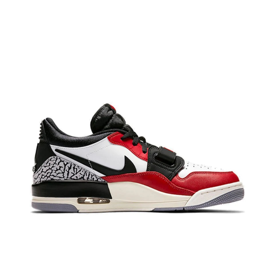 Original Air Jordan Legacy 312 Low 'Bulls' For Men's  Retro Casual Classic Street Basketball Shoes