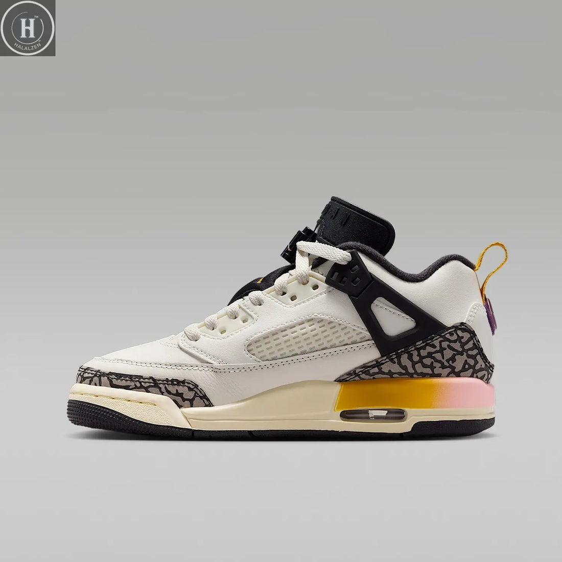 Nike genuine JORDAN GS Women's Big Kids' Cushioned Patchwork Basketball Shoes FQ3950-107 HALALZEN