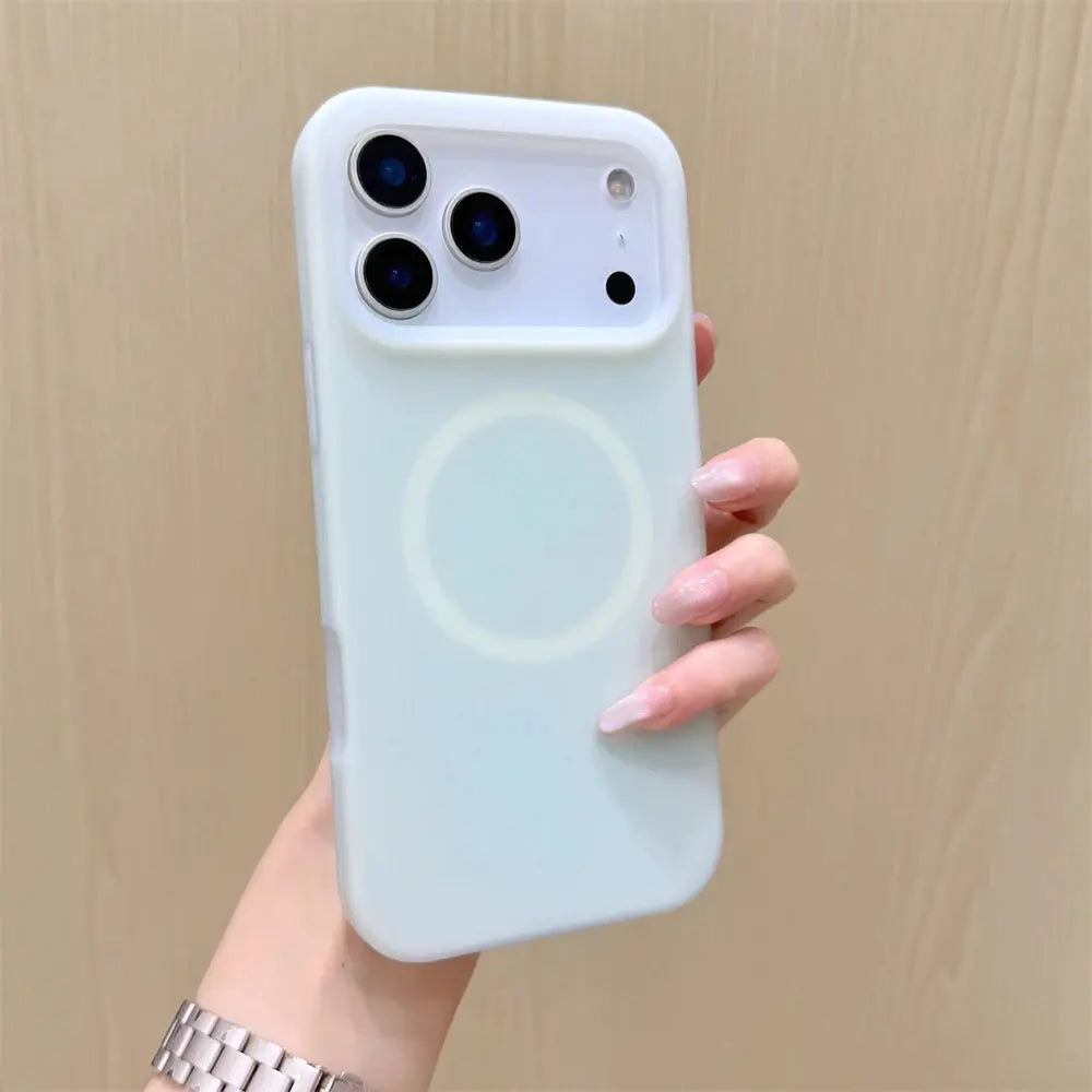 Luxury Jelly Liquid Silicone Magnetic For Magsafe Case For iPhone 17 Air 16 15 14 13 12 Pro Max Plus Shockproof Matte Soft Cover Halalzen UK