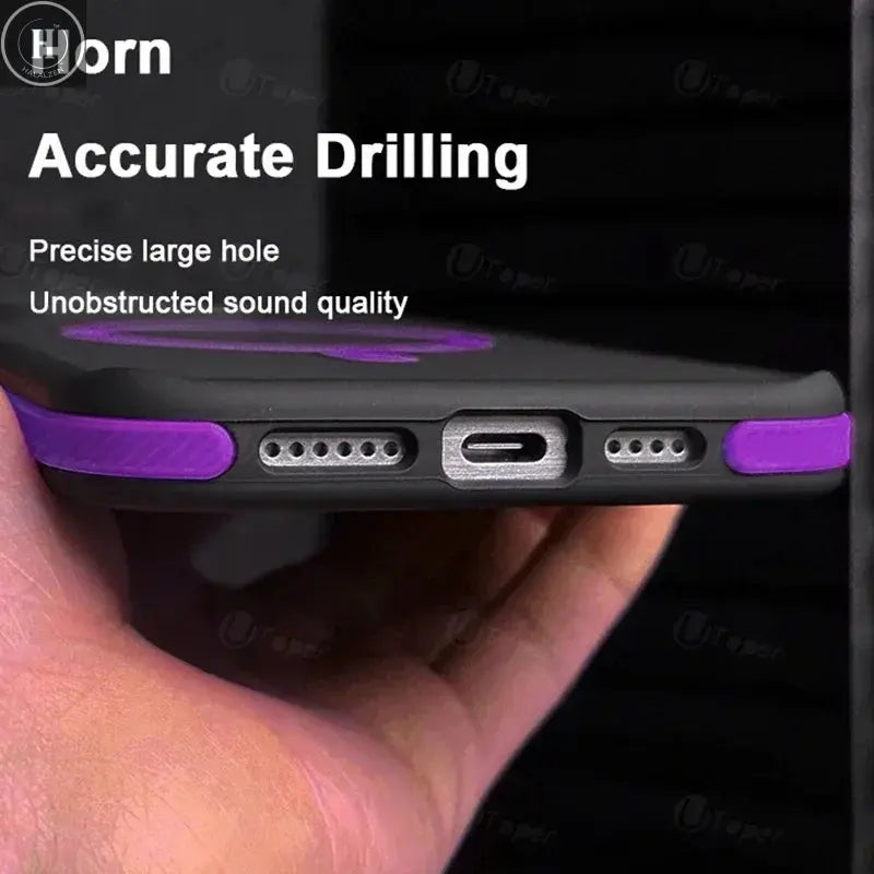 New Bicolor Matte Frosted Magnetic Phone Case For iPhone 17 16 15 14 Plus Pro Max Translucent Shockproof Hard Cover Halalzen UK