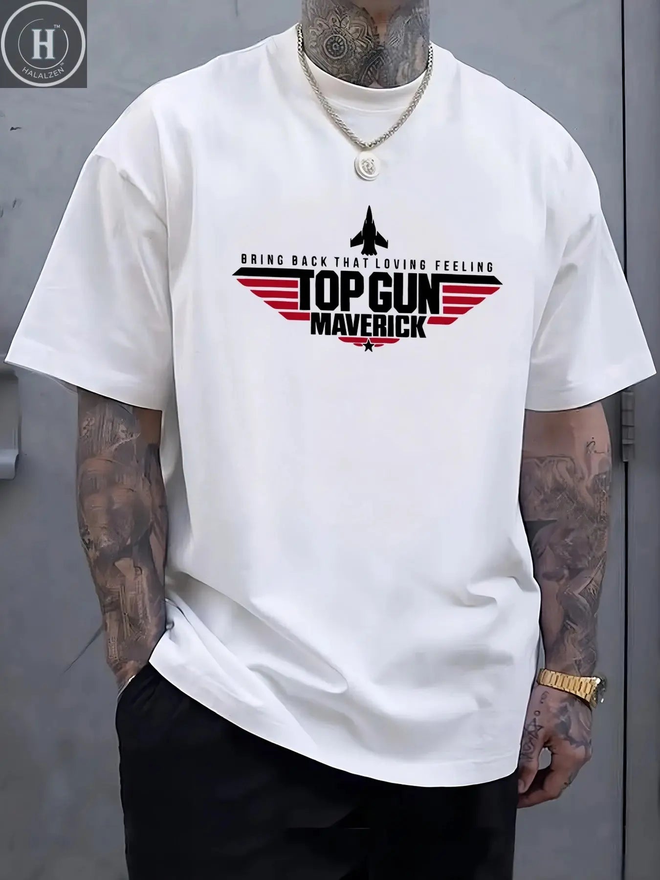 Top Gun Maverick Printing T Shirts Man Cotton Fashion T-Shirt Unisex Casual Oversize Clothes Soft Summer Trendy Street Tops HALALZEN