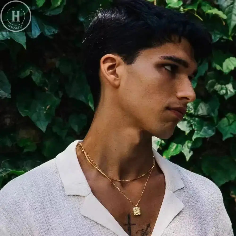 1.2mm Simple Stainless Steel Box Chain Necklace Gold Color Titanium Steel Men Necklace Fashion Women Jewelry Trend Accessories HALALZEN