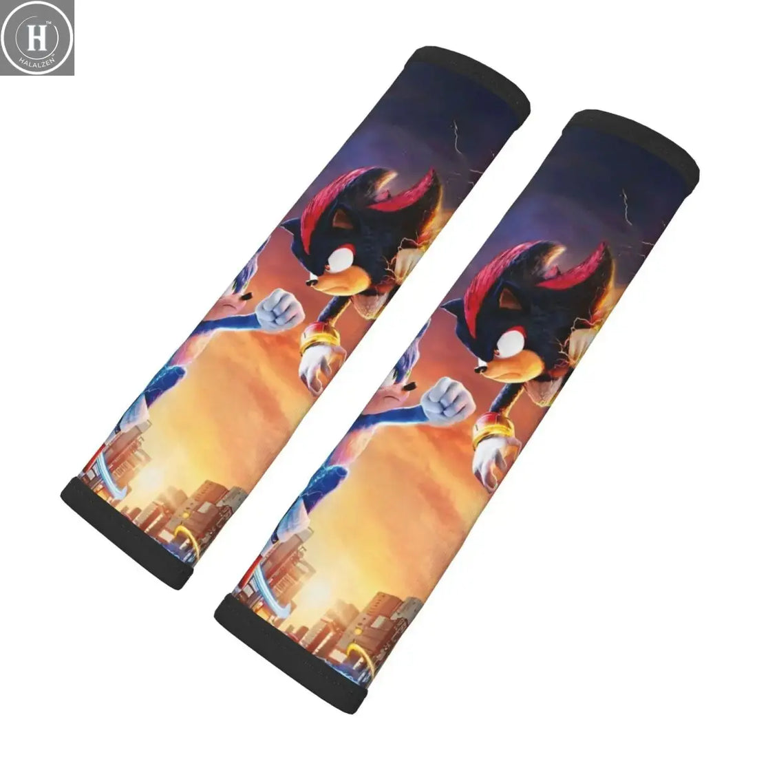 Shadow The Hedgehog Soft Auto Seat Belt Cover for a More Comfortable Driving 2 PCS Seatbelt Shoulder Pad For Cars HALALZEN