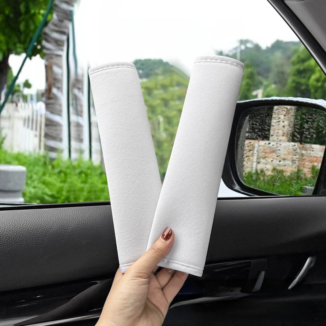 2PCS Universal Car Safety Belt Cover Adjustable Seat Belt Cover Shoulder Strap Cover Car Shoulder Protector Pad Auto Accessories