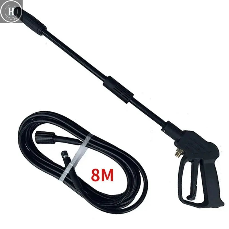 High pressure washer Water gun Car wash water gun Household water gun adjustable 8m water pipe set M14 HALALZEN