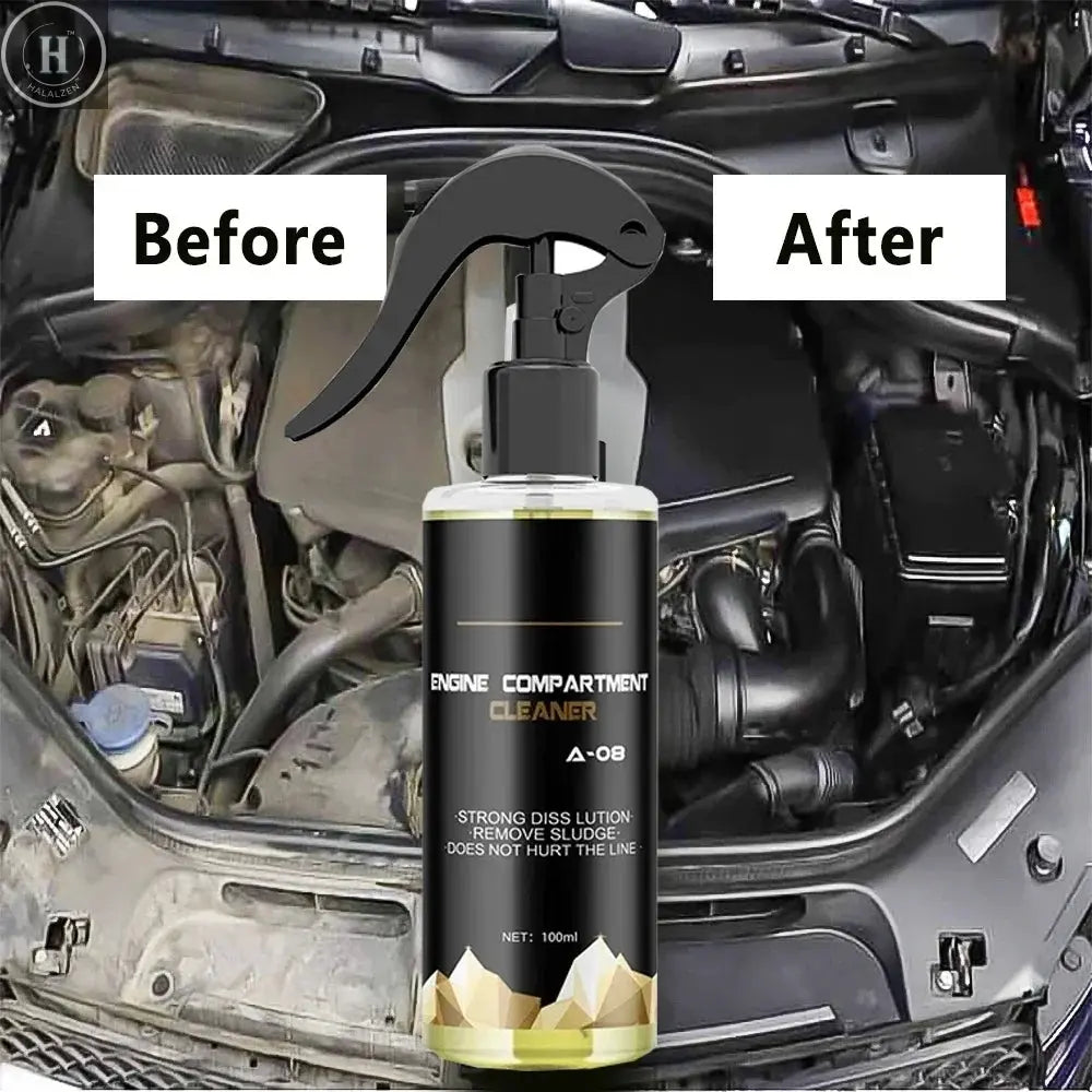 Car Engine Compartment Cleaner Remove Engine Dust Stains Automotive Machine Cleaning Car Interior Machinery Refurbishment HALALZEN