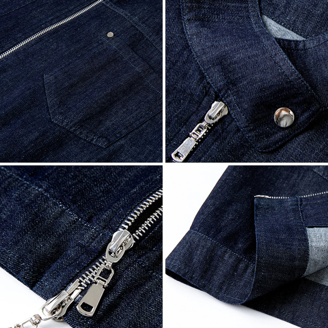 VIMLY Blue Denim Jackets Women Stand-up Collar Short Jeans Jacket Ladies 2025 Spring Autumn Zipper Loose Outerwear Woman A0616