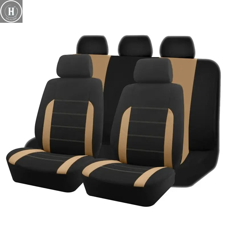 AUTO PLUS Universal Fabric Car Seat Covers Fit For Most Car Suv Truck Van Car Accessories Interior Seat Covers Car HALALZEN