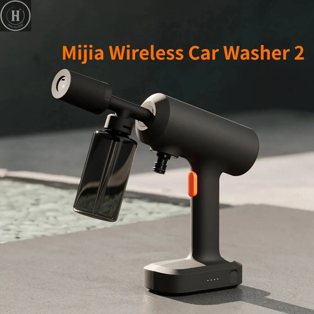 2024 Original Mijia Wireless Car Washer 2 160L/h Large Water Volum Efficient Flushing High Pressure Wireless cleaning HALALZEN