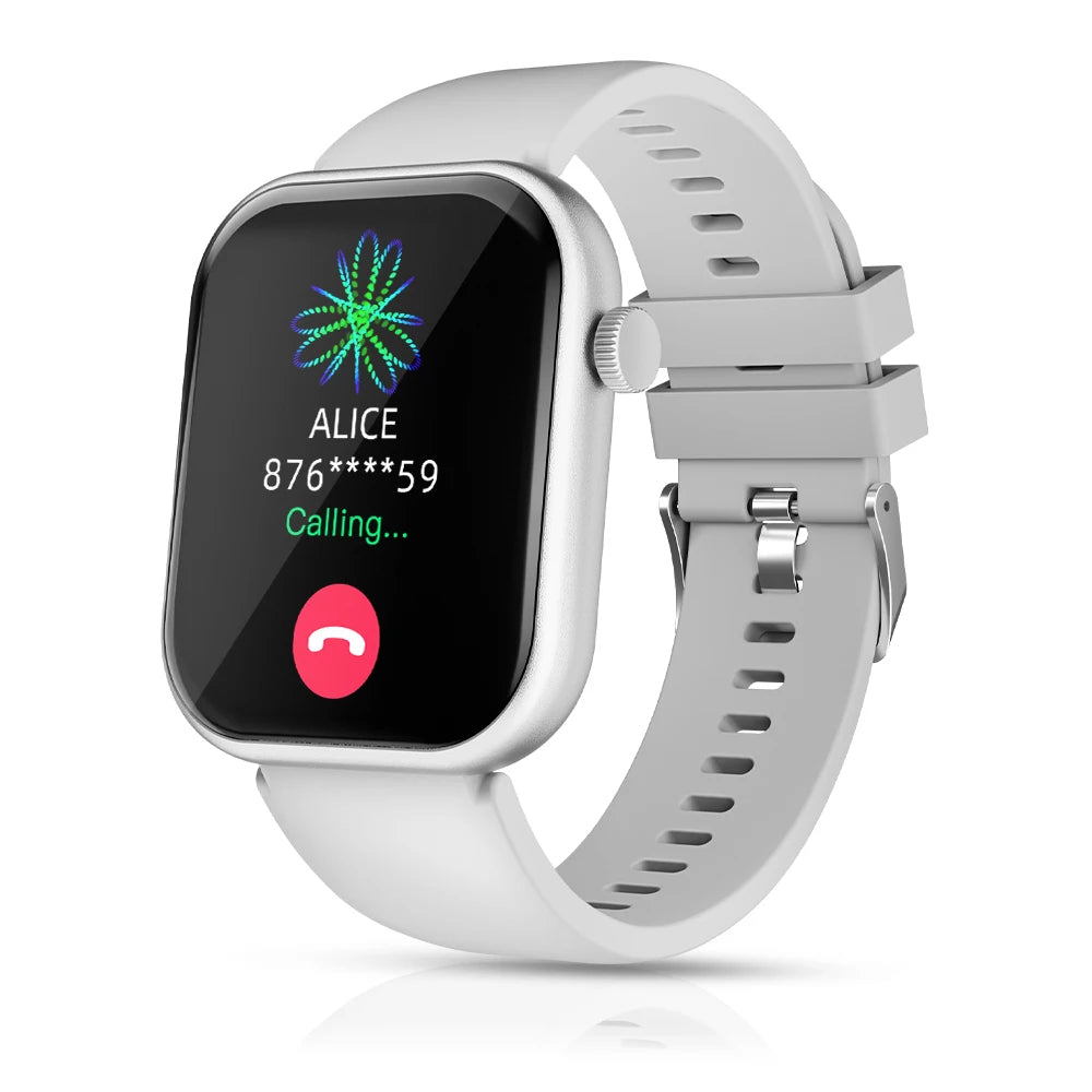 2.01'' Waterproof Smart Watch with Message Answer Call Sleep Monitoring Sports Pedometer Information Alerts For iPhone Android