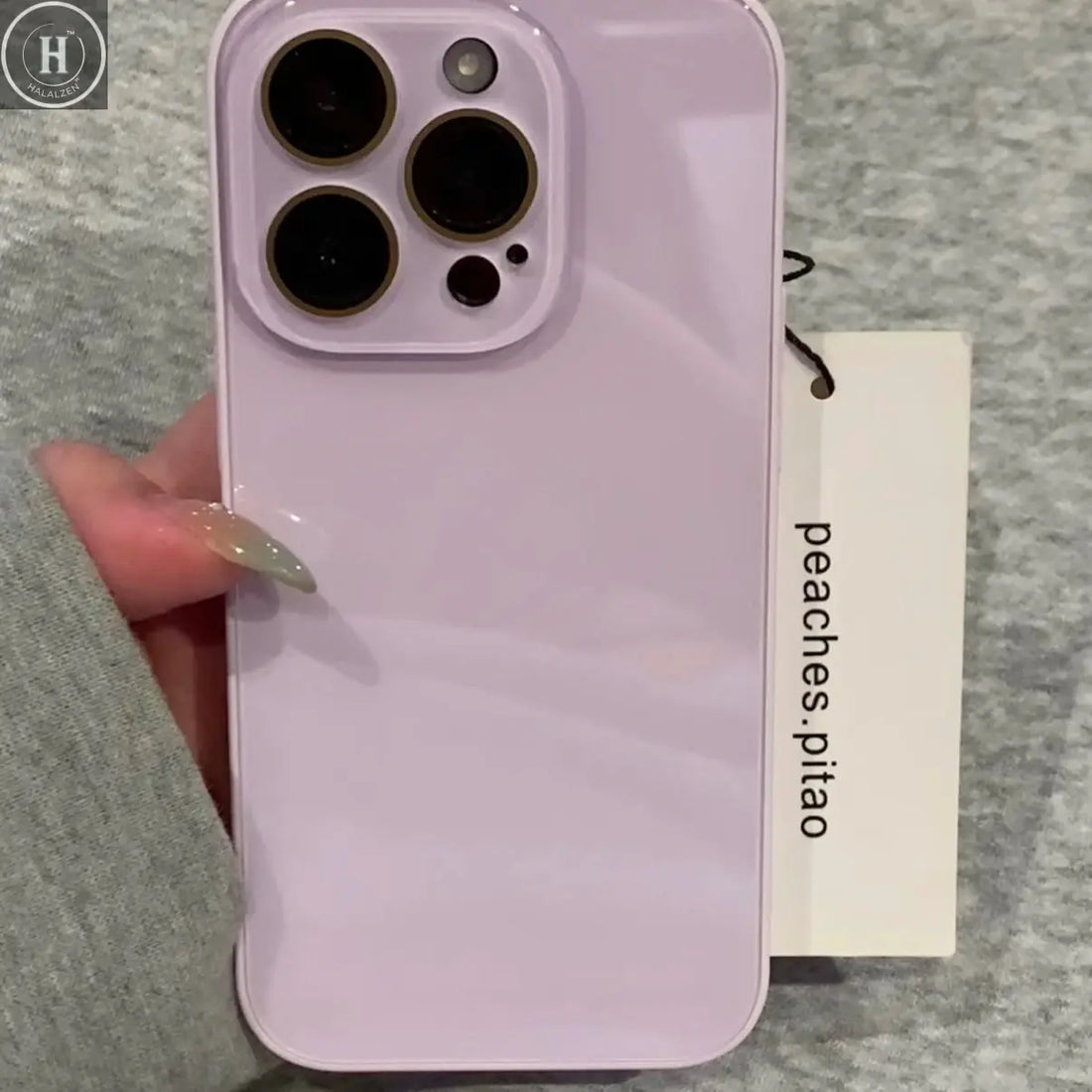 Luxury Candy Color Tempered Glass Camera Protection Case for iPhone 17 16 15 14 13 12 Pro Max Shockproof Bumper Hard Back Cover Halalzen UK