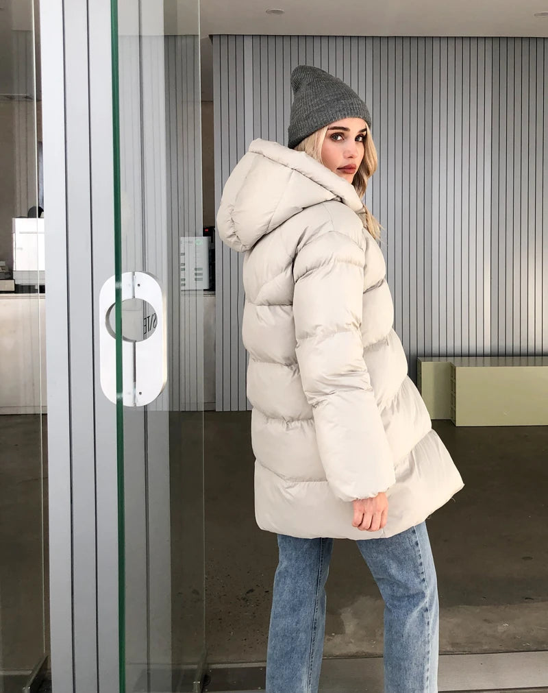 2024 Women Winter Jacket coat Stylish Thick Warm fluff Parka Female water proof outerware coat New Hot