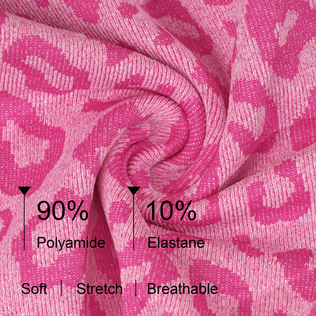 2pcs Women's High Waist Leopard Print Yoga Pants Sports Leggings, Hip Lifting Workout Stretch Fitness Pants For Running Fitness