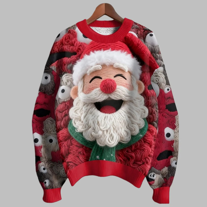 Ugly Christmas Sweater Warm Sweater for Woman Sweater Fashion Crew Neck Knitted Long Sleeve Regular Tops Knit Sweater Winter