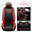  Black red 5 seats