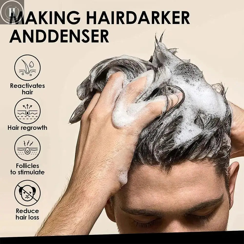 100/200ml Spartan Root Activator Shampoo Anti Hair Loss Hair Regrowth Non-irritating Fluffy Nourishing Shampoo Hair Care Product HALALZEN