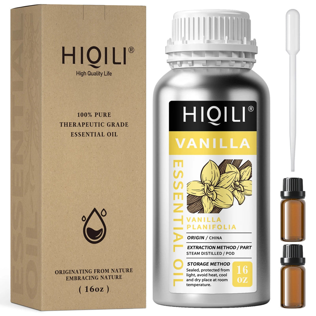 HIQILI 500mL Essential Oil, Cinnamon Peppermint Rosemary Vanilla Lavender Oil for DIY Candle& Soap Aomatherapy Diffuser Massage HALALZEN