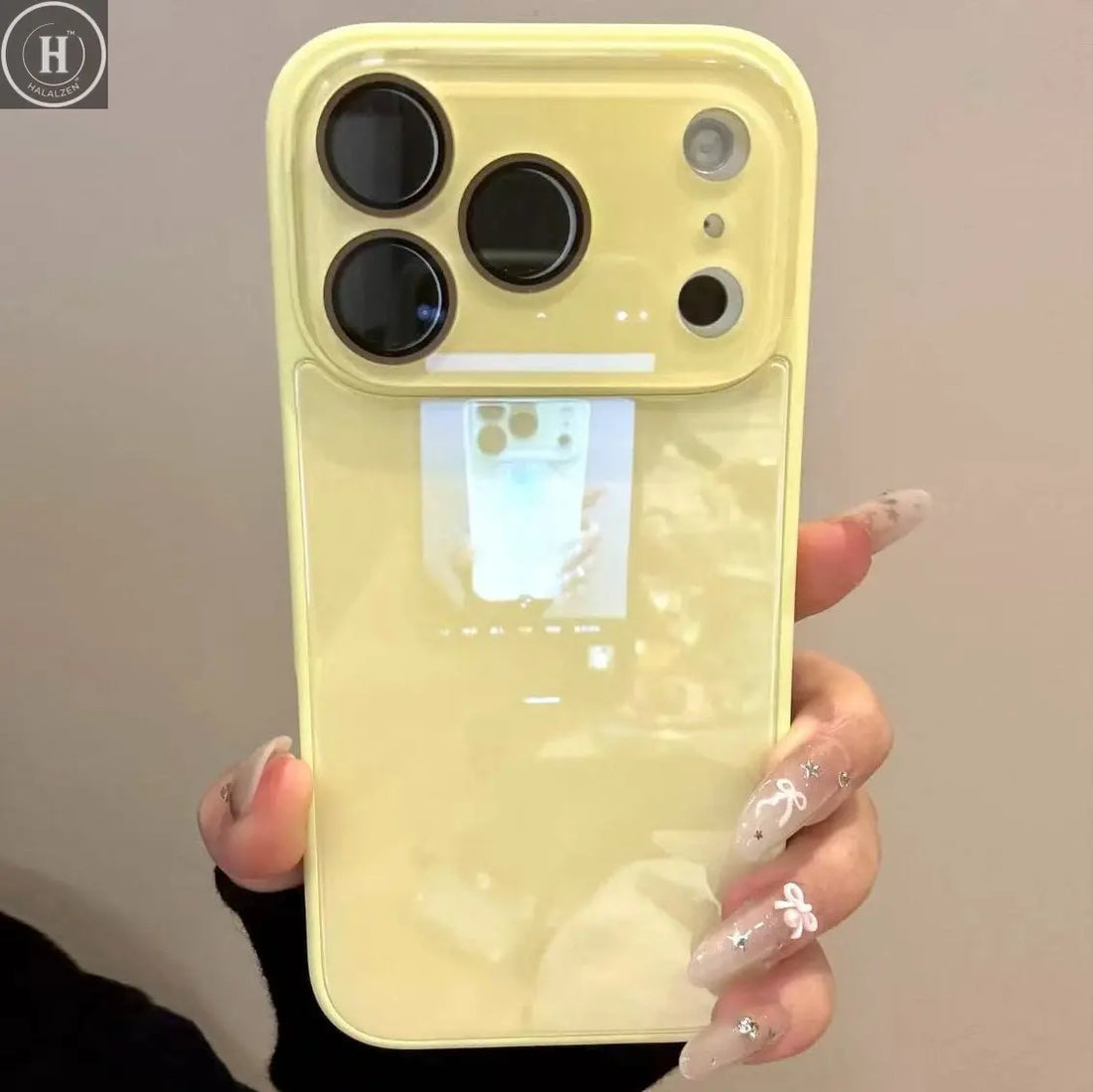 Luxury Candy Color Tempered Glass Camera Protection Case for iPhone 17 16 15 14 13 12 Pro Max Shockproof Bumper Hard Back Cover Halalzen UK