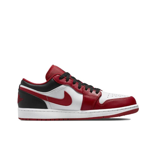 Original Air Jordan 1 low "Red Anti-Slip Low Top Retro Basketball Shoes Men's Sneakers