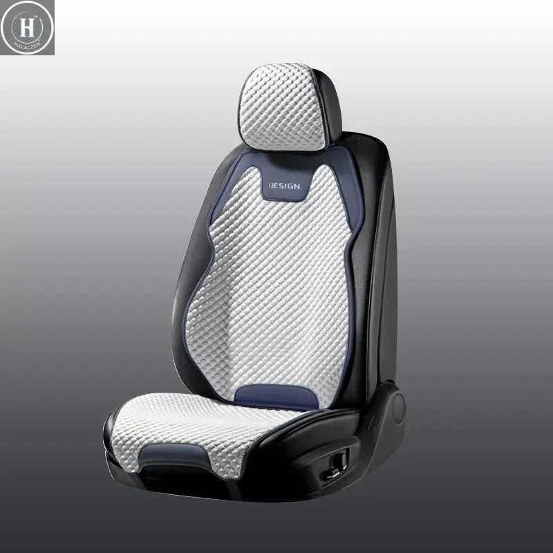 Ice Silk Car Seat Cushion Ventilation Comfortable, Durable Four Seasons Universal Split Single Car Front Seat Cover HALALZEN