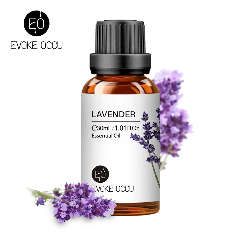 30ML Pure Jasmine Rose Mint Lavender Vanilla Essential Oil for Diffuser, Humidifier, Massage, Skin Hair Care, Soap Candle Making HALALZEN