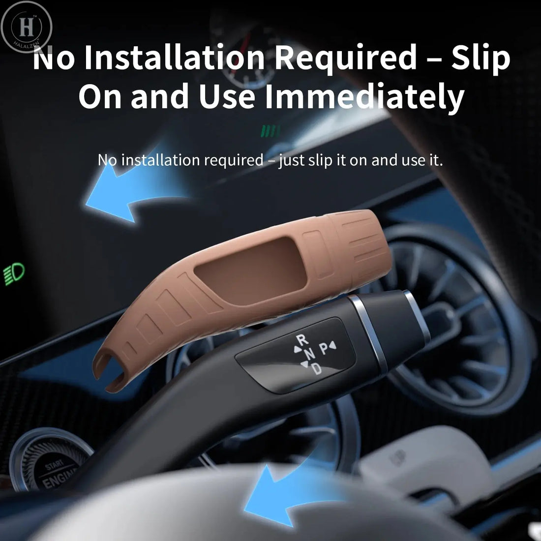 For Mercedes-Benz Car Silicone Gear Shift Knob Cover Anti-Slip Lever Shifter Boot Automobiles Performance Interior Accessories HALALZEN