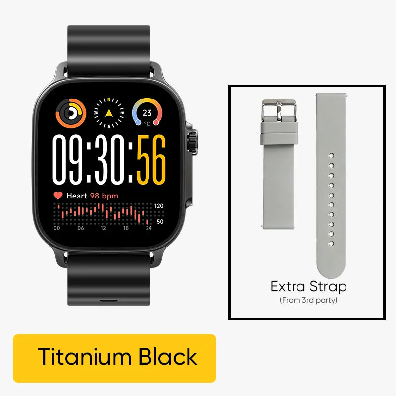 Global Version realme watch 5 1.97" 600nits AMOLED 460mAh 14-Day Battery Life 300+ Themes Support GPS GNSS IP68 waterproof