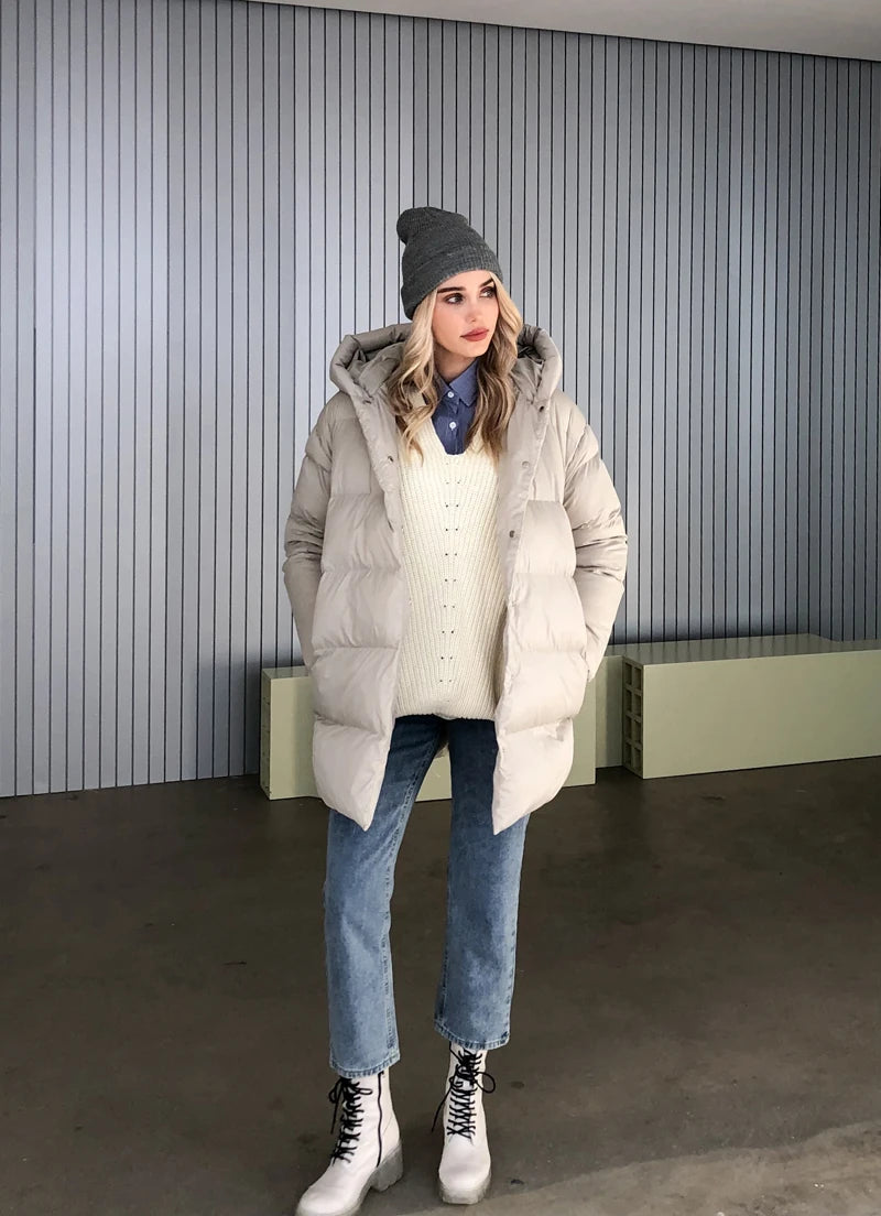 2024 Women Winter Jacket coat Stylish Thick Warm fluff Parka Female water proof outerware coat New Hot