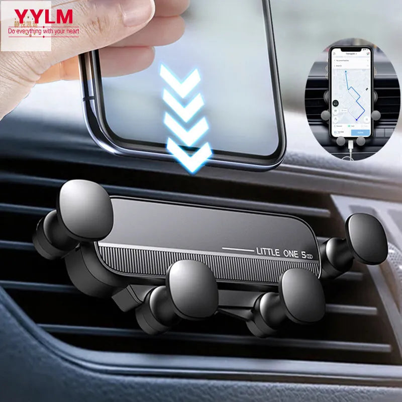 Gravity Car Phone Holder Air Vent Mount Cell Phone Holder in Car Mobile Universal GPS Stand Halalzen