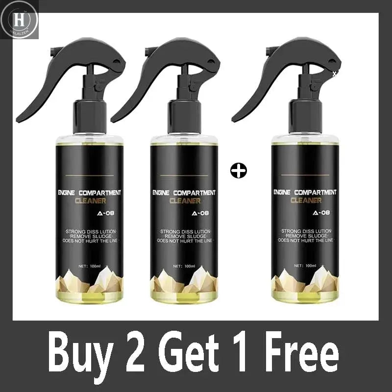 Car Engine Compartment Cleaner Remove Engine Dust Stains Automotive Machine Cleaning Car Interior Machinery Refurbishment HALALZEN