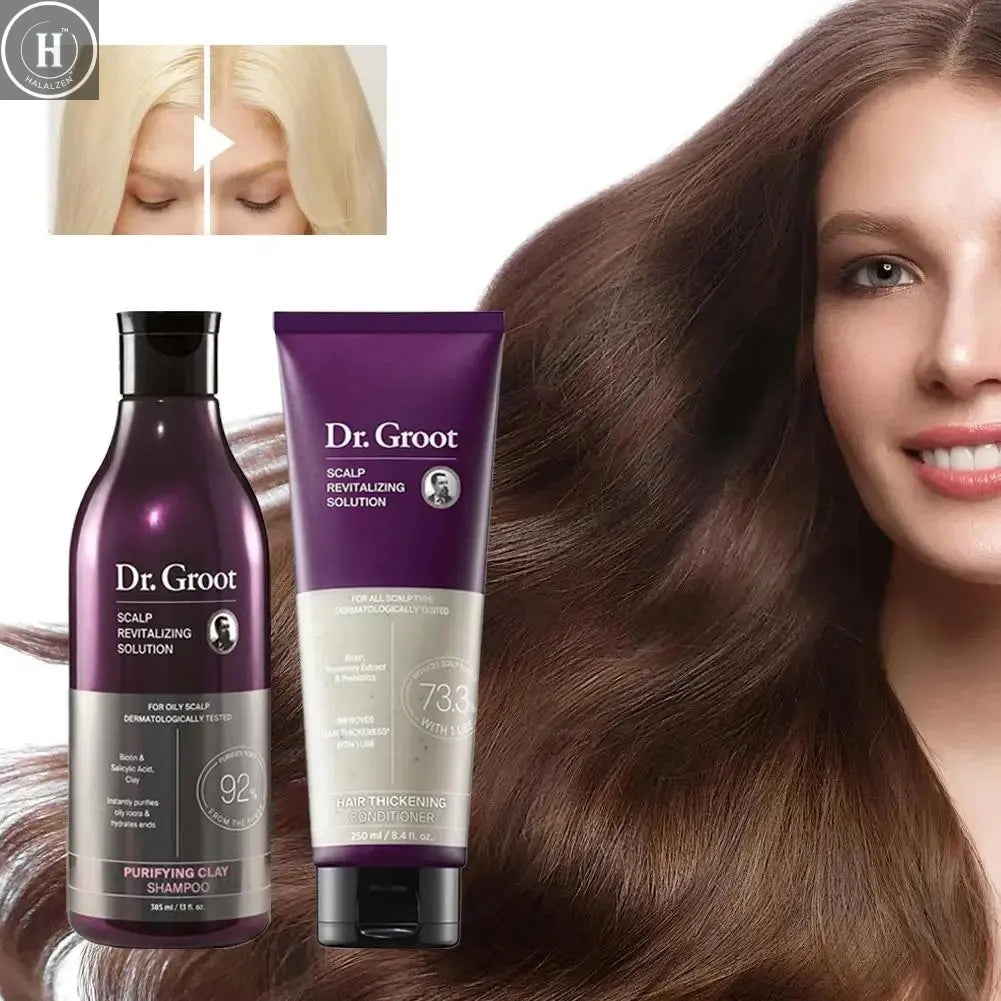 Dr.Groot Anti-hair loss Shampoo Deep Moisturizing Softening Thickening Conditioner Remove Dandruff Oil Control Gentle Hair Care HALALZEN