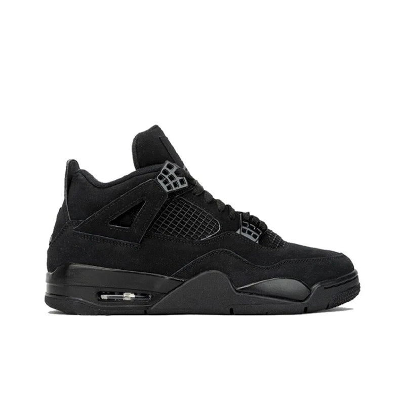 Original Air Jordan 4 Retro Bred Bull Anti-Slip Wear-resistant Retro Basketball Shoes