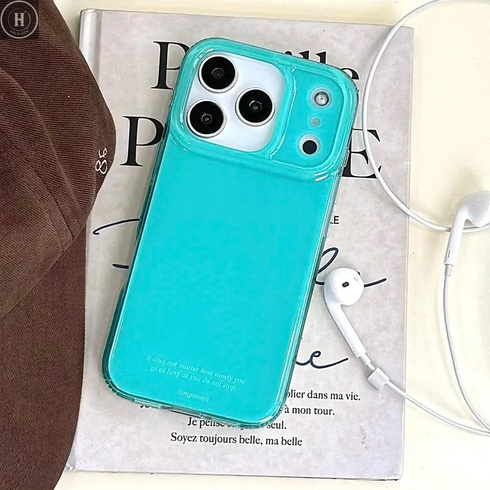 Cute Solid Color Pink Phone Case for IPhone 17 16 15 14 13 Pro Max Shockproof Protective Lovely Soft Back Cover for Iphone 17pro Halalzen UK