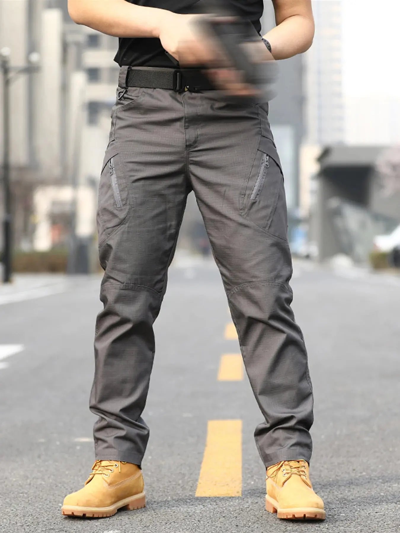 New Nen's Tactical Pants , Multi-pocket Design, Scratch-resistant, Breathable and Comfortable, Outdoor Commuting Lightweight Halalzen UK