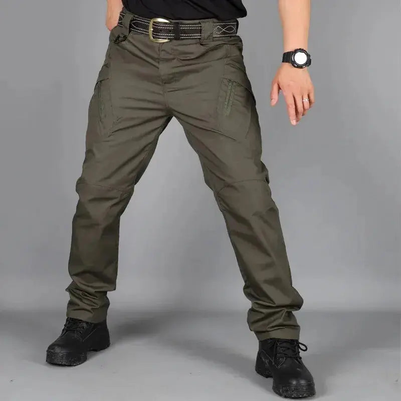 Military Tactical Pants Cargo Men Waterproof Trousers Casual Pants Wear-resistant Multi-pocket Outdoor Hiking Work Trousers Male Halalzen UK