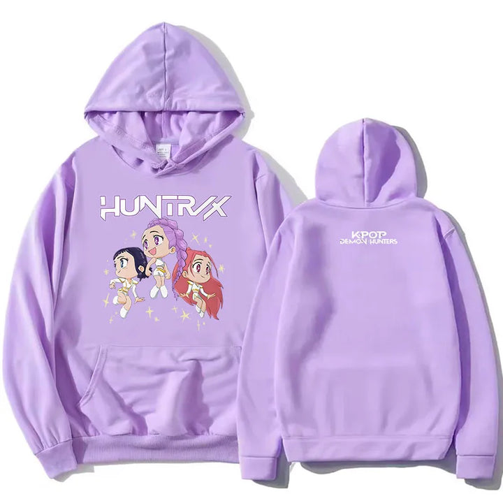 KPop Demon Hunters Huntrix World Tour Comfort Colors Hoodies