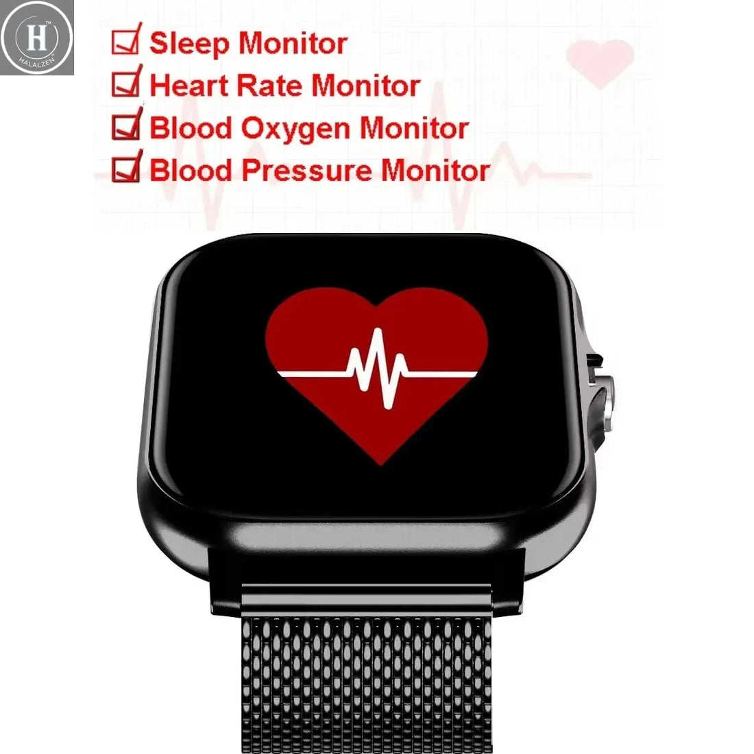 2026 New Multifunctional Smart Watch Men & Women Bluetooth Connected Phone Music Fitness Sports Bracelet Sleep Monitor watch HALALZEN