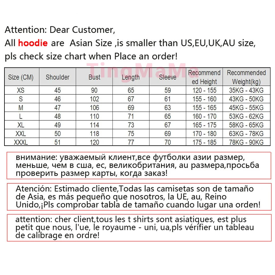 Christmas hoodie Y2K anime soft fabric winter female tracksuits comfortable printed design pattern