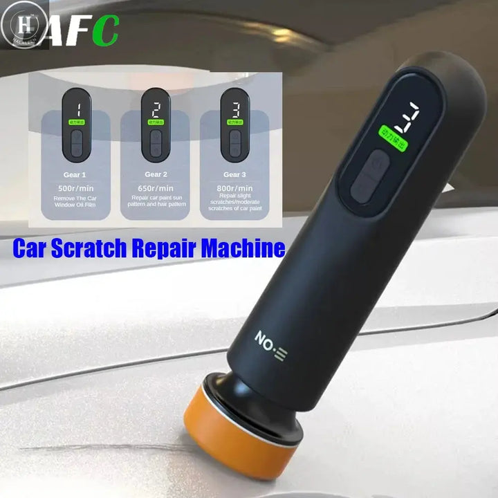 Car Waxing Polishing Sanding Machine 12000RPM Wireless Car Paint Scratch Repair Windscreen Glass Oil Film Remove Machine HALALZEN