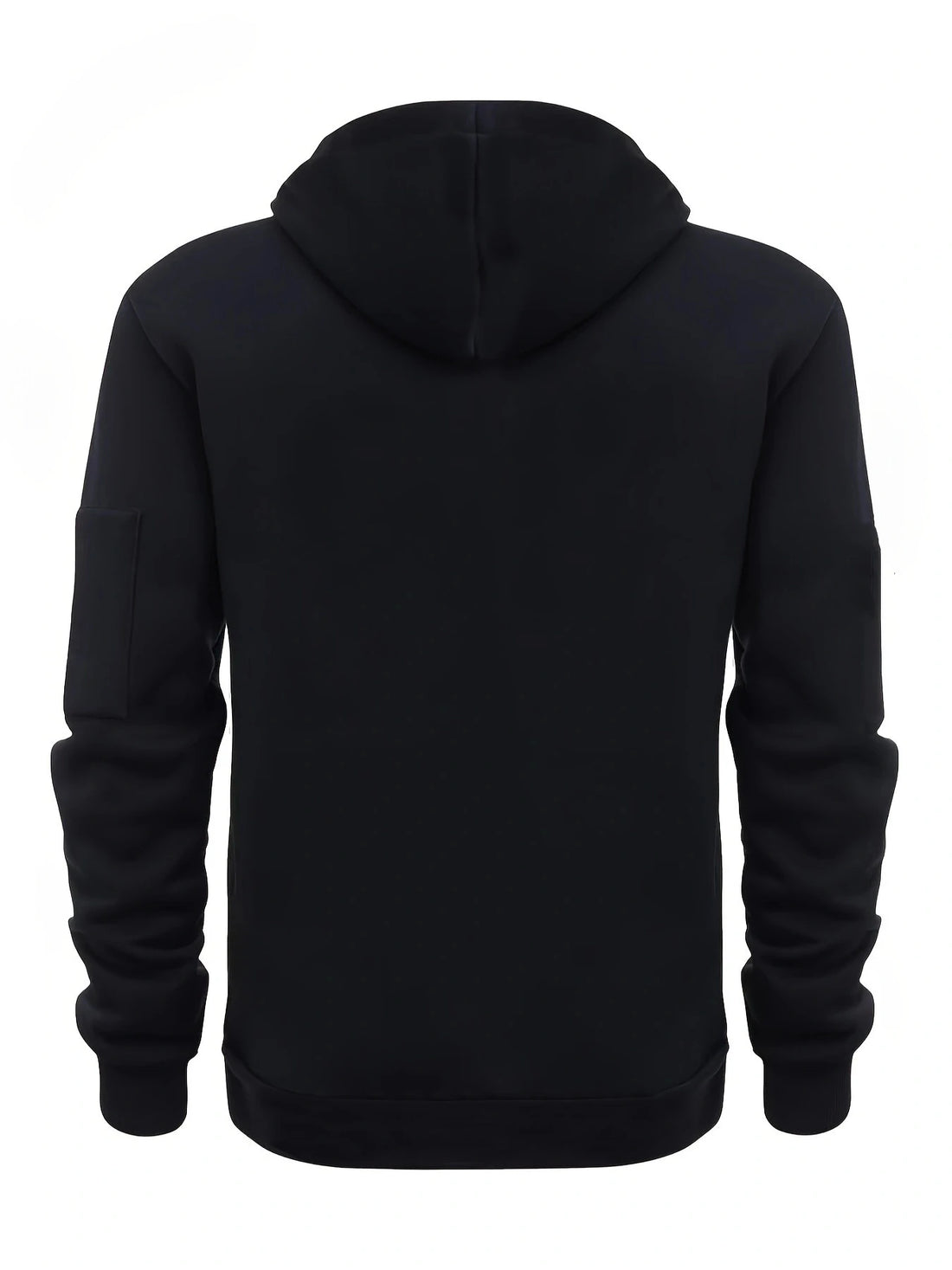 Men's fashionable hooded sweatshirt, fleece pullover hoodie, suitable for daily casual wear [European/American sizes]
